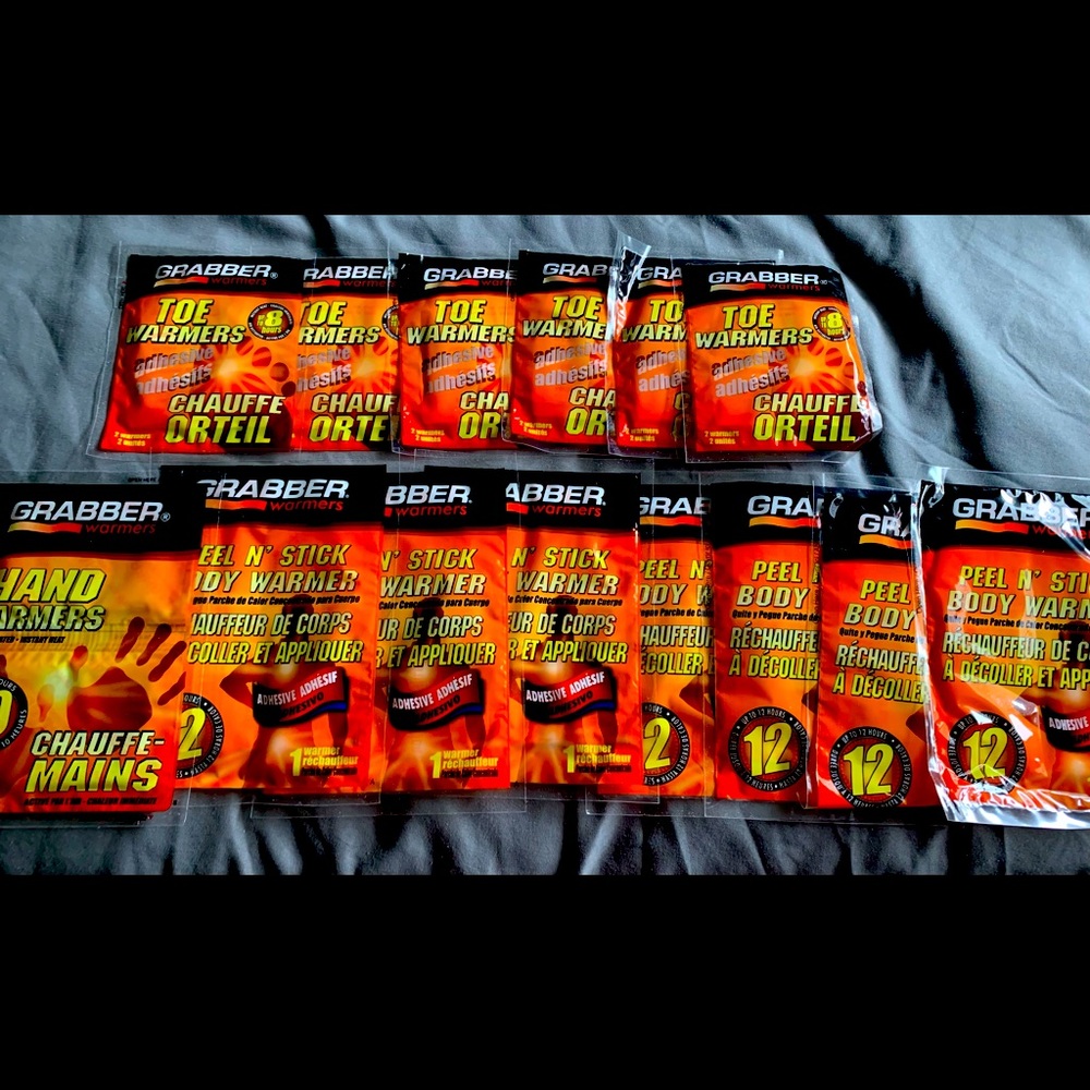14 sets of warmers